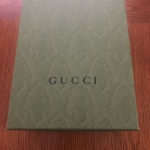 Gucci preowned empty gift shoe box.